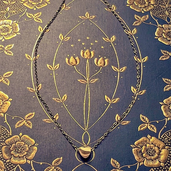 Dainty Stainless Steel Rose Gold Heart Necklace - Picture 1 of 4